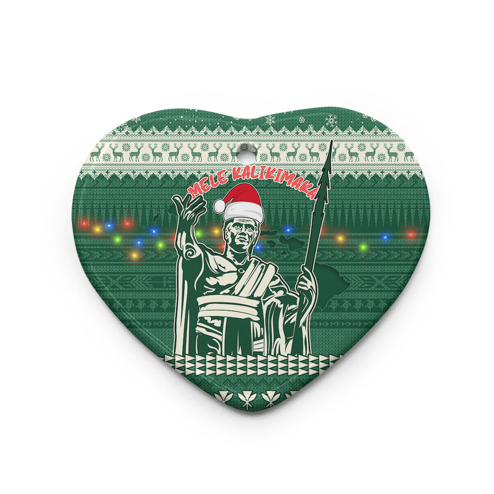 Hawaii Ceramic Ornament Christmas Hawaii King Christmas Hat