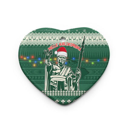 Hawaii Ceramic Ornament Christmas Hawaii King Christmas Hat