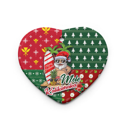 Hawaii Ceramic Ornament Mele Kalikimaka Hawaii Christmas Patterns