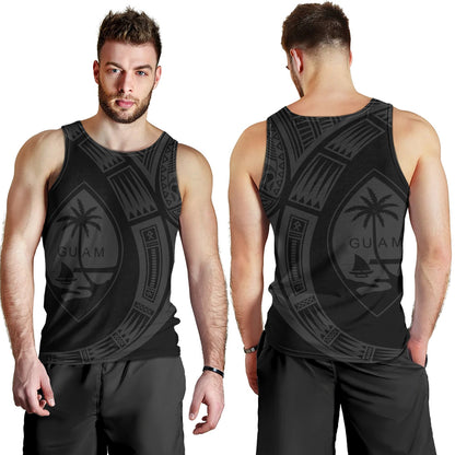 Guam Tank Top Polynesia Tribal Spirits Of Guam Seal