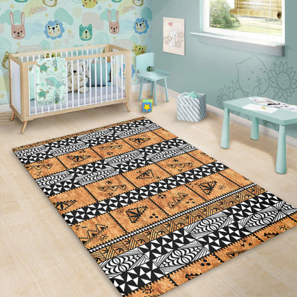 Tonga Area Rug Tapa Pattern