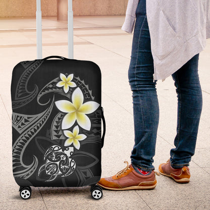 Hawaii Luggage Cover Hawaiian Turtle Honu Plumeria Tribal Tattoo