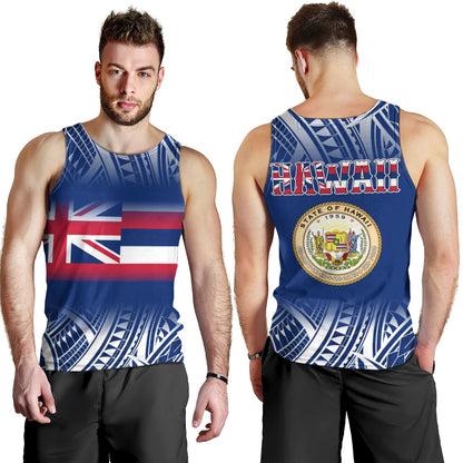 Hawaii Tank Top Polynesian Tribal Aloha Hawaii Flag