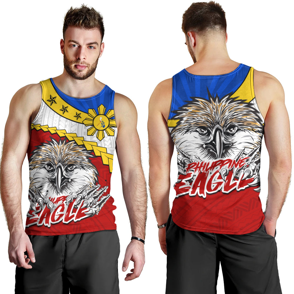 Philippines Filipinos Tank Top Tribal Tattoo Flag Eagle Animal