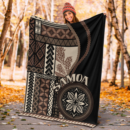 Samoa Premium Blanket Samoan Siapo Motif Classic Style