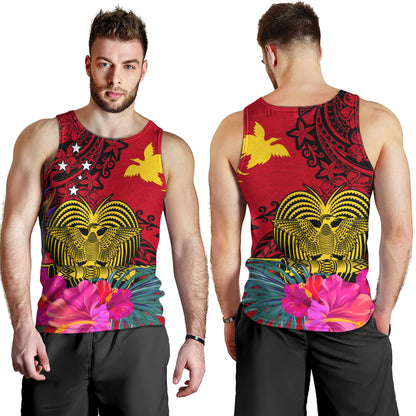 Papua New Guinea Tank Top Flag Tribal Tropical Style