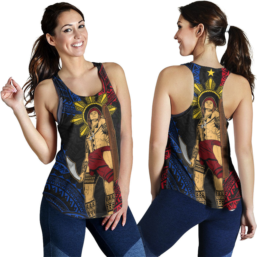 Philippines Filipinos Women Tank Lapu Lapu Tattoo Batok Tribal Motifs Designs