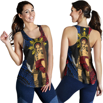 Philippines Filipinos Women Tank Lapu Lapu Tattoo Batok Tribal Motifs Designs
