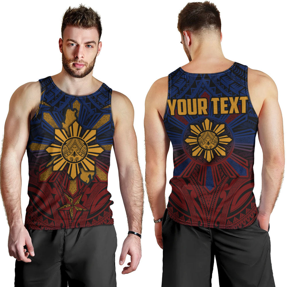 Philippines Filipinos Tank Top Golden Sun Islands Tribal Style