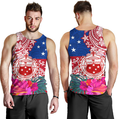 Samoa Tank Top Flag Tribal Tropical Style