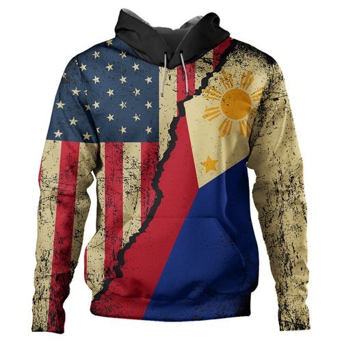 Philippines Filipinos Hoodie Filipino American Unity Style