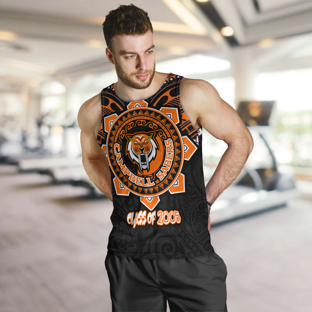 Hawaii Tank Top Custom James Campbell High School SaberNation Super Sabers Tribal Style