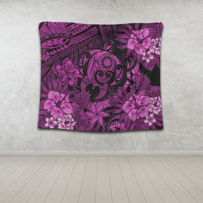 Hawaii Tapestry Tribal Polynesia Sea Turtle Design Pacific Dream