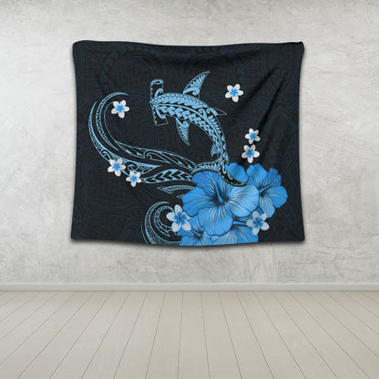Hawaii Tapestry Shark Polynesia Tribal Tattoo