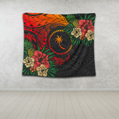 Chuuk State Tapestry Polynesian Coat Of Arms Tropical