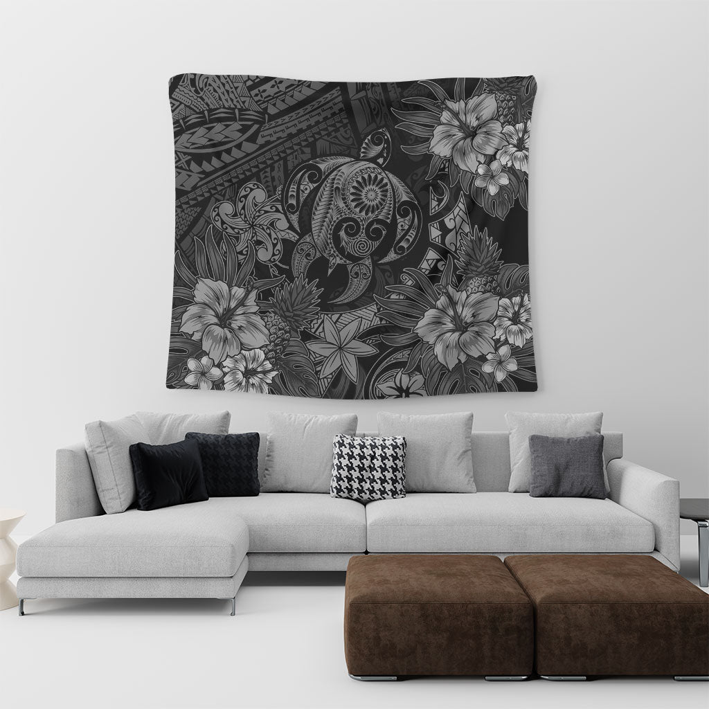 Hawaii Tapestry Tribal Polynesia Sea Turtle Design Pacific Dream