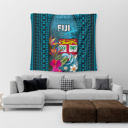 Fiji Tapestry Bula Islands Wave Tropical