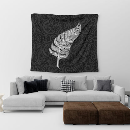 New Zealand Tapestry Maori Silver Fern Simple Style