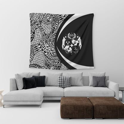 Tonga Tapestry Lauhala White Circle Style