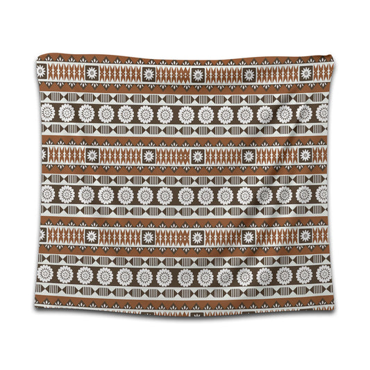 Fiji Tapestry Tapa Masi Pattern