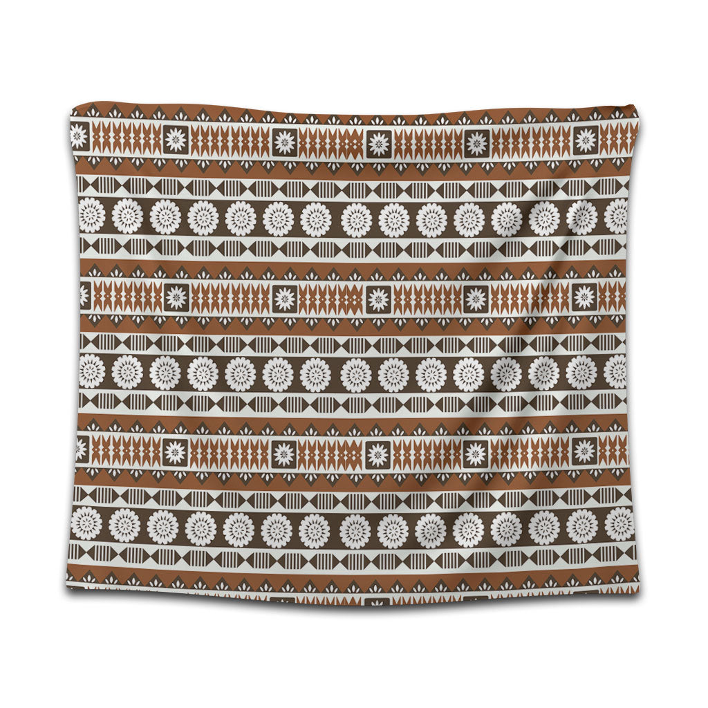Fiji Tapestry Tapa Masi Pattern