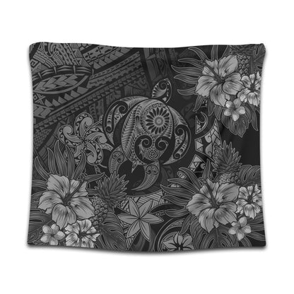 Hawaii Tapestry Tribal Polynesia Sea Turtle Design Pacific Dream