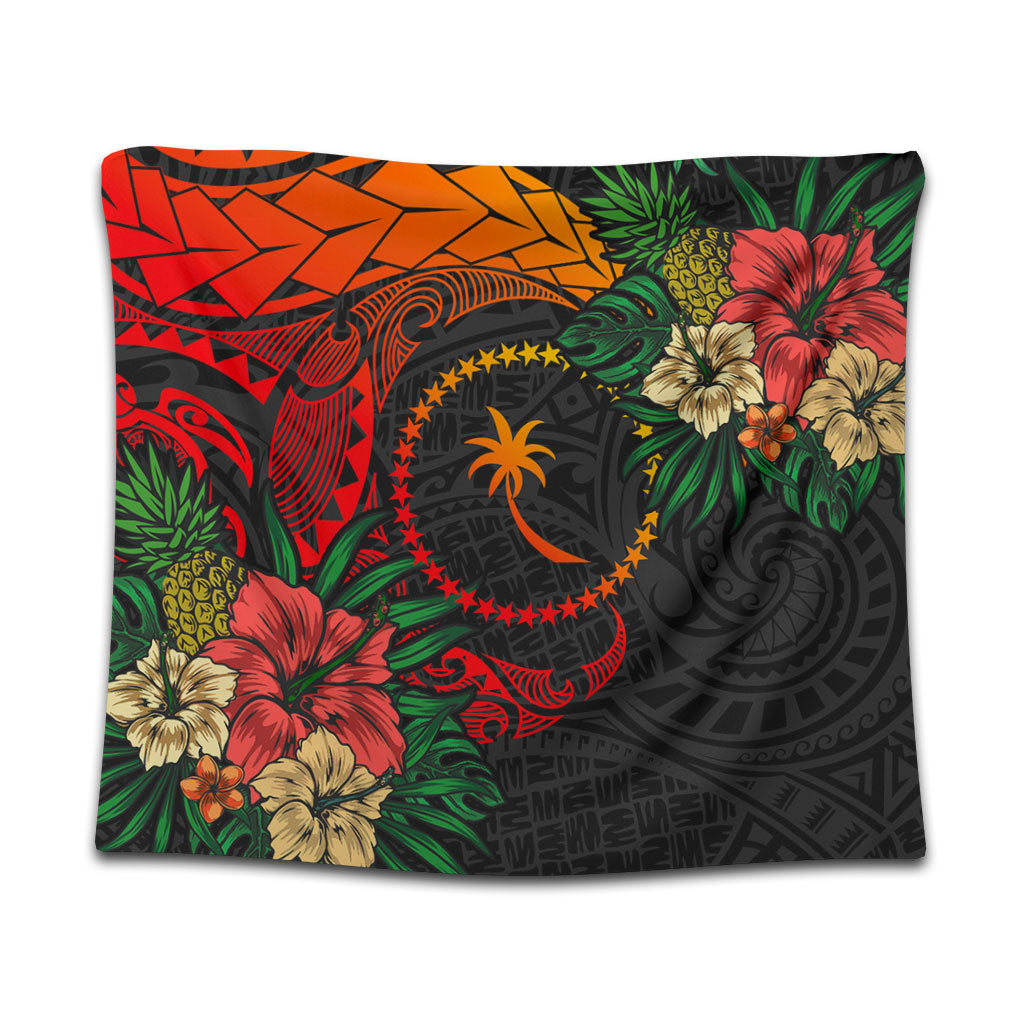 Chuuk State Tapestry Polynesian Coat Of Arms Tropical