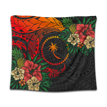 Chuuk State Tapestry Polynesian Coat Of Arms Tropical