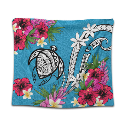 Hawaii Tapestry Tribal Polynesia Tropical Summer