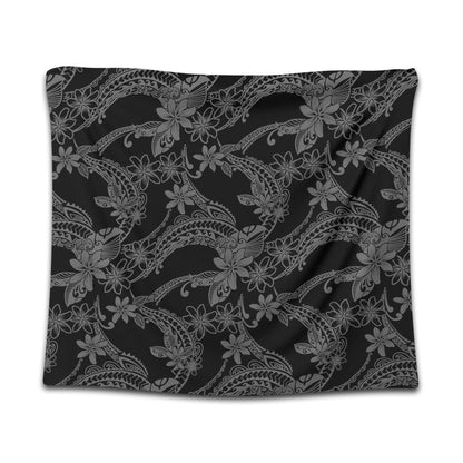 Hawaii Tapestry Polynesian Print Fabric And Flower