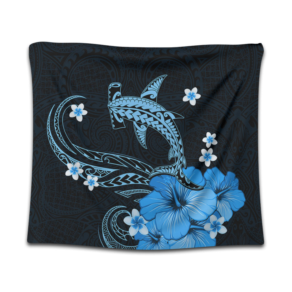 Hawaii Tapestry Shark Polynesia Tribal Tattoo