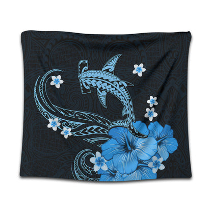 Hawaii Tapestry Shark Polynesia Tribal Tattoo