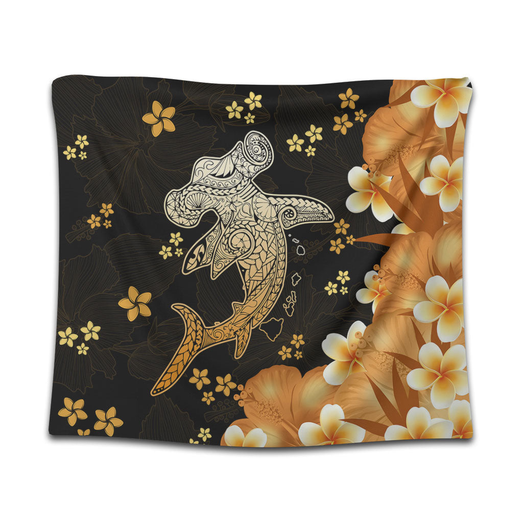 Hawaii Tapestry Tribal Polynesia Shark Tattoo