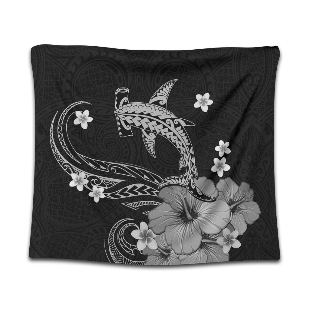 Hawaii Tapestry Shark Polynesia Tribal Tattoo