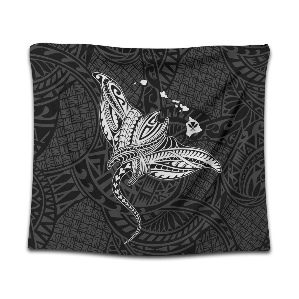 Hawaii Tapestry Hawaiian Map Polynesian Tribal Ray Tattoo