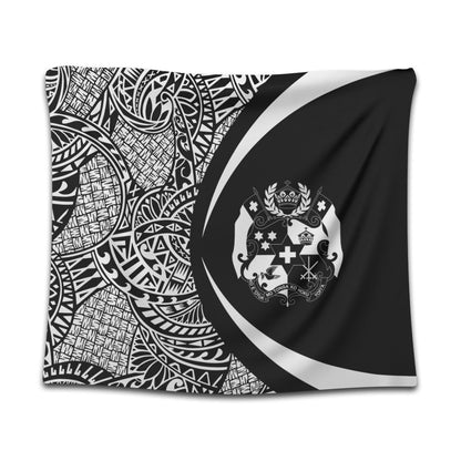 Tonga Tapestry Lauhala White Circle Style