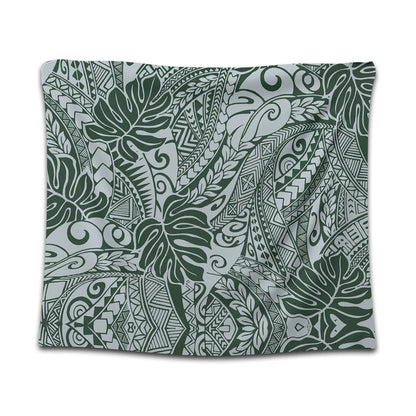 Hawaii Tapestry Tribal Pattern Leaf