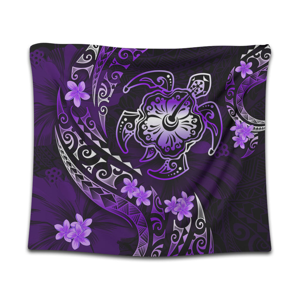 Hawaii Tapestry Kanaka Maoli Map With Turtle Tribal Polynesia Tattoo Luxury Design