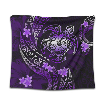 Hawaii Tapestry Kanaka Maoli Map With Turtle Tribal Polynesia Tattoo Luxury Design