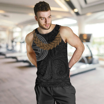 Samoa Tank Top Tattoo Roman Reigns With Ula Fala Style Brown