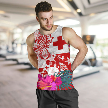 Tonga Tank Top Flag Tribal Tropical Style
