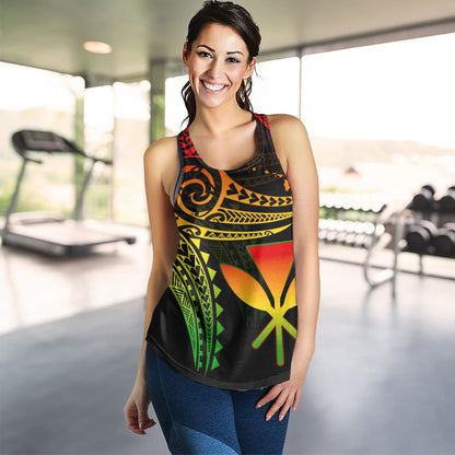 Hawaii Women Tank Polynesian Flame Of Hawaii Style