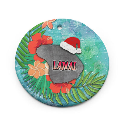 Hawaii Ceramic Ornament Christmas Lanai Island