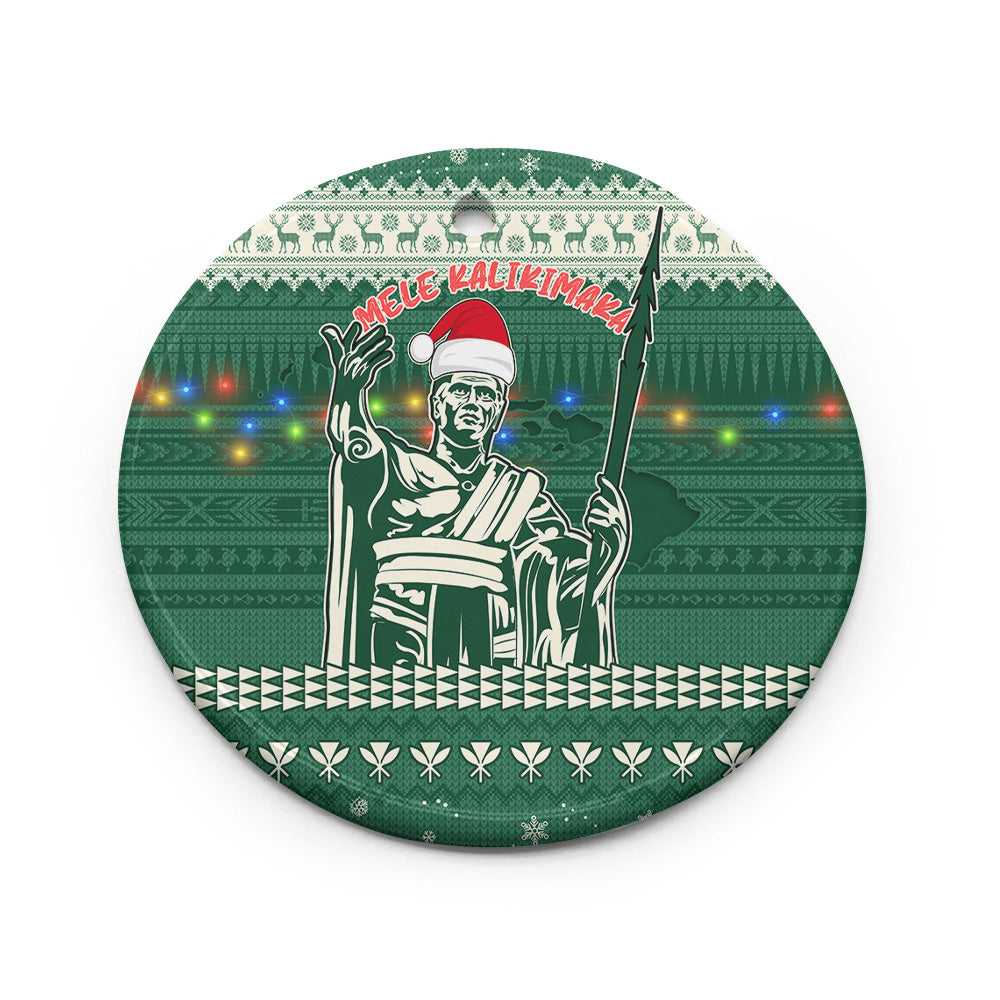 Hawaii Ceramic Ornament Christmas Hawaii King Christmas Hat