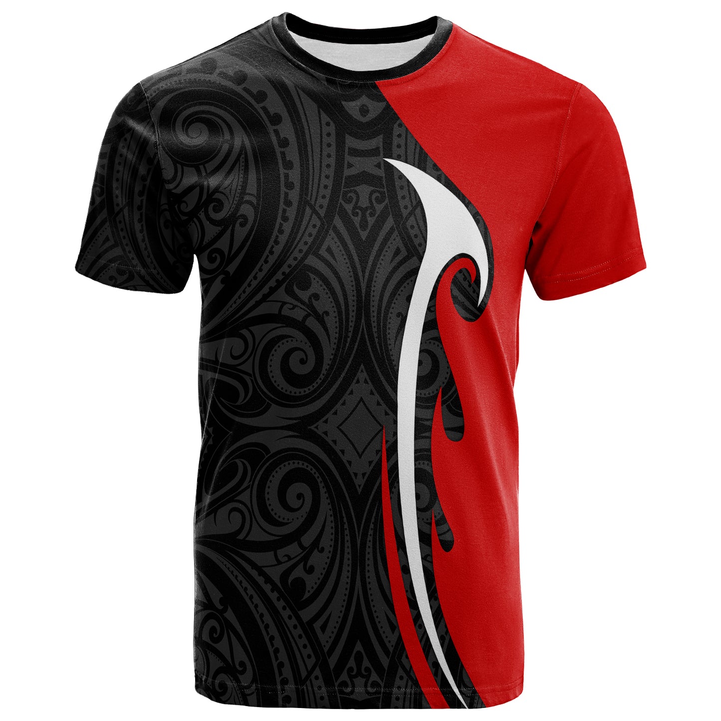 New Zealand T-Shirt - Aotearoa Silver Fern Maori