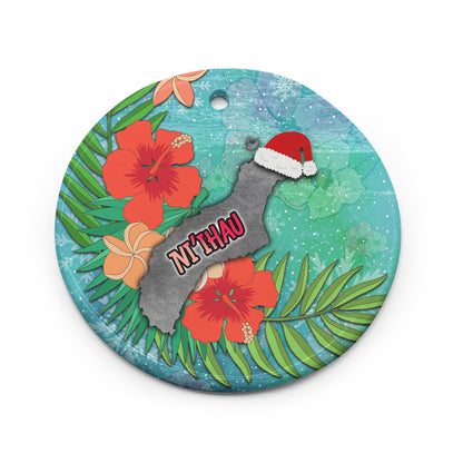 Hawaii Ceramic Ornament Christmas Ni'ihau Island