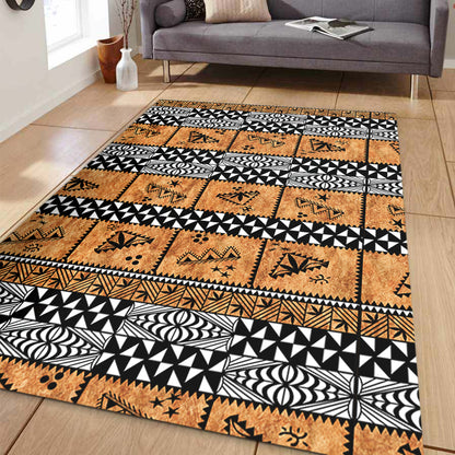 Tonga Area Rug Tapa Pattern