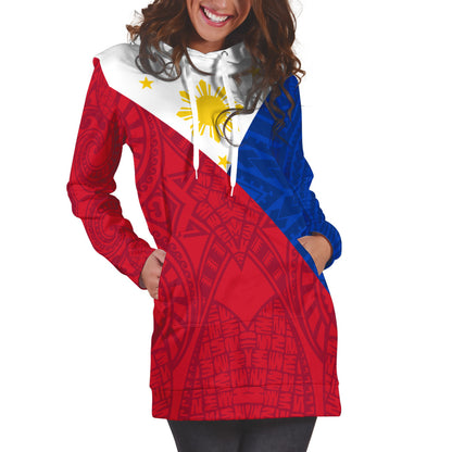 Philippines Filipinos Hoodie Dress Flag Style