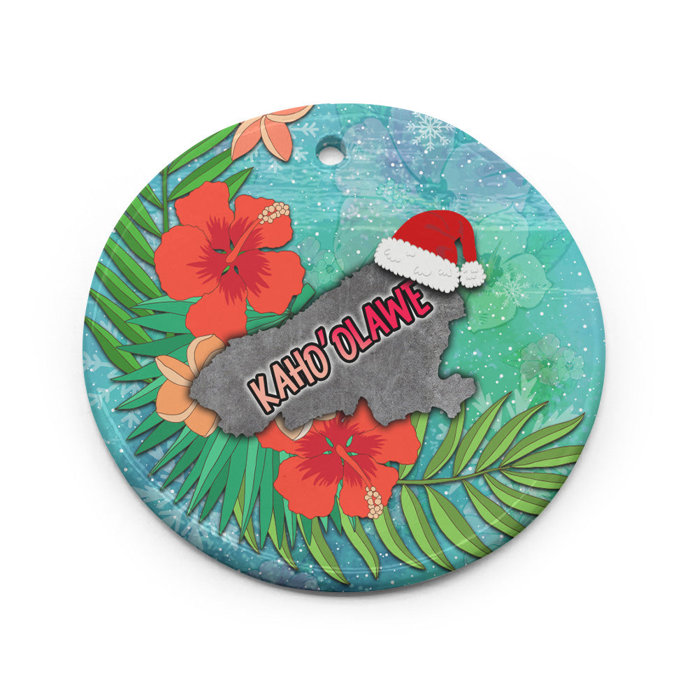Hawaii Ceramic Ornament Christmas Kaho'olawe Island