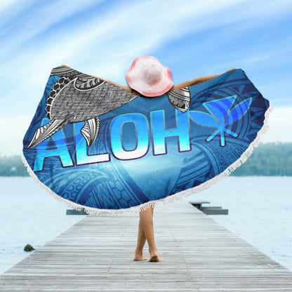 Hawaii Beach Blanket Aloha Turtle Ocean Style